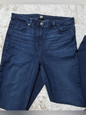 Paige Laurel Canyon High Rise Flare Jeans in Manifesto 34